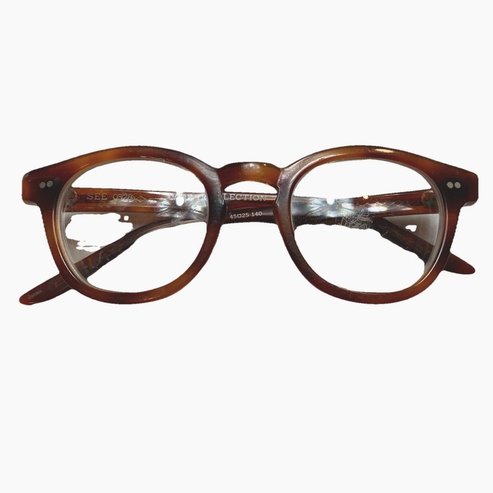 See Core Collection 0528 Eyeglasses Brown Havana Frames Only